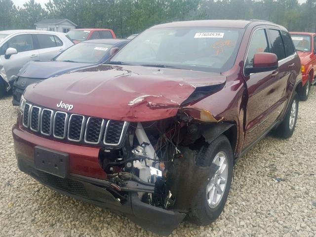 1C4RJEAGXJC430244 - 2018 JEEP GRAND CHER BURGUNDY photo 2