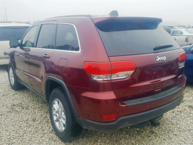 1C4RJEAGXJC430244 - 2018 JEEP GRAND CHER BURGUNDY photo 3