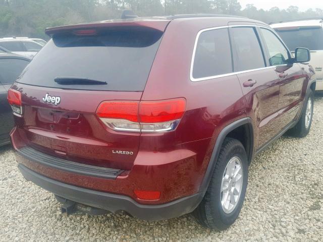 1C4RJEAGXJC430244 - 2018 JEEP GRAND CHER BURGUNDY photo 4