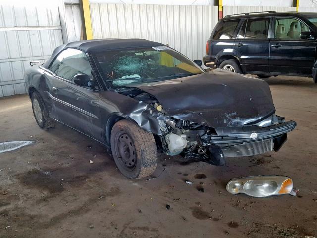 1C3EL45X54N235484 - 2004 CHRYSLER SEBRING LX GRAY photo 1