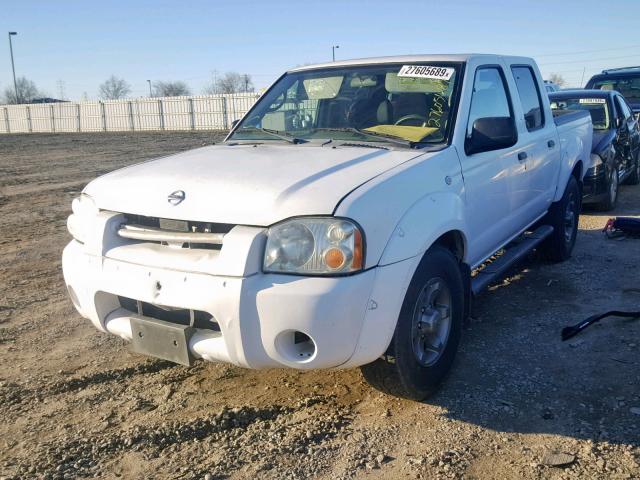 1N6ED27T14C427307 - 2004 NISSAN FRONTIER C WHITE photo 2