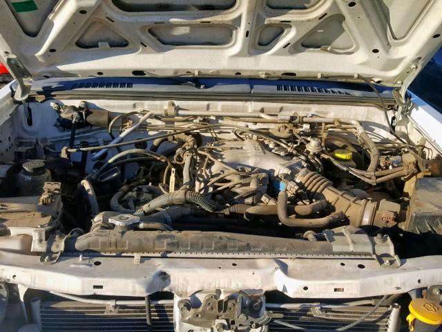 1N6ED27T14C427307 - 2004 NISSAN FRONTIER C WHITE photo 7