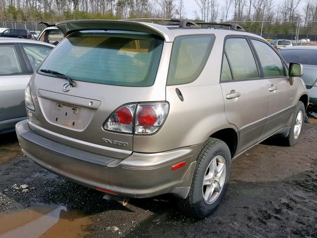 JTJHF10U810194804 - 2001 LEXUS RX 300 SILVER photo 4