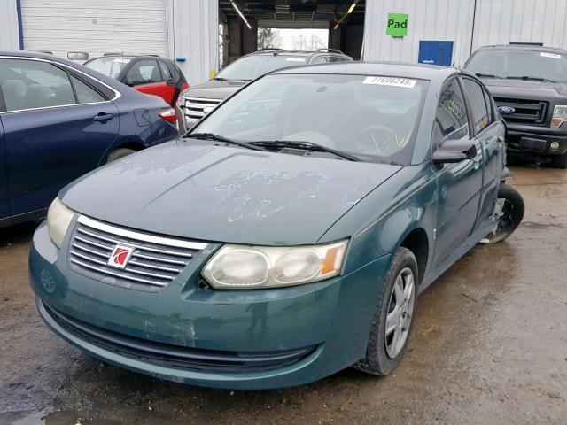 1G8AJ55F47Z115695 - 2007 SATURN ION LEVEL GREEN photo 2