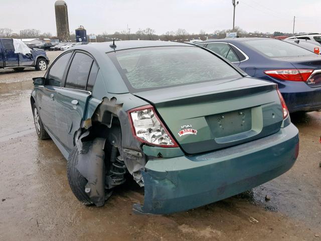 1G8AJ55F47Z115695 - 2007 SATURN ION LEVEL GREEN photo 3