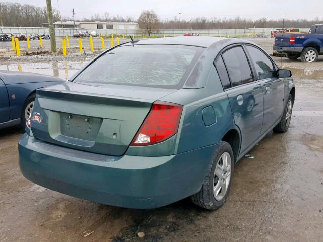1G8AJ55F47Z115695 - 2007 SATURN ION LEVEL GREEN photo 4