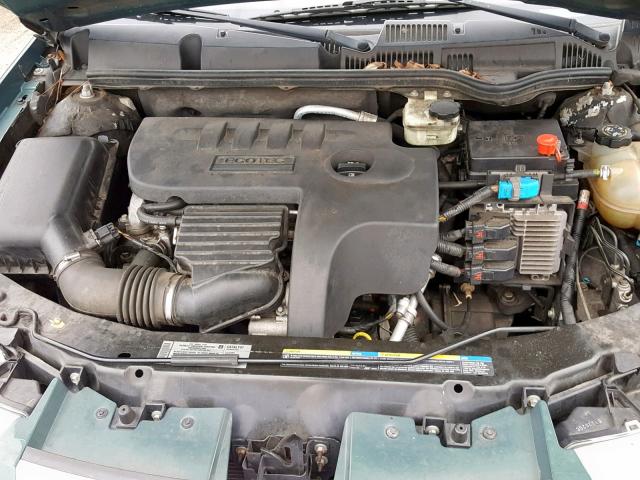 1G8AJ55F47Z115695 - 2007 SATURN ION LEVEL GREEN photo 7