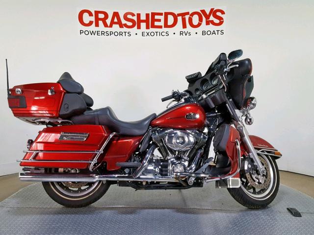1HD1FC4168Y702259 - 2008 HARLEY-DAVIDSON FLHTCUI RED photo 1