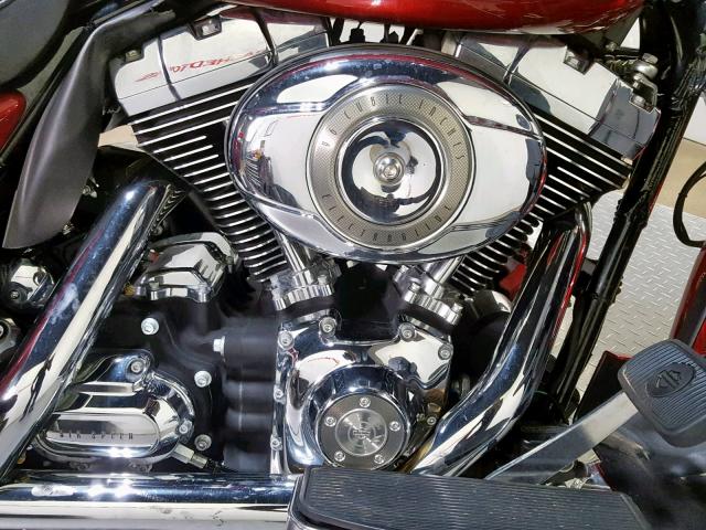 1HD1FC4168Y702259 - 2008 HARLEY-DAVIDSON FLHTCUI RED photo 12