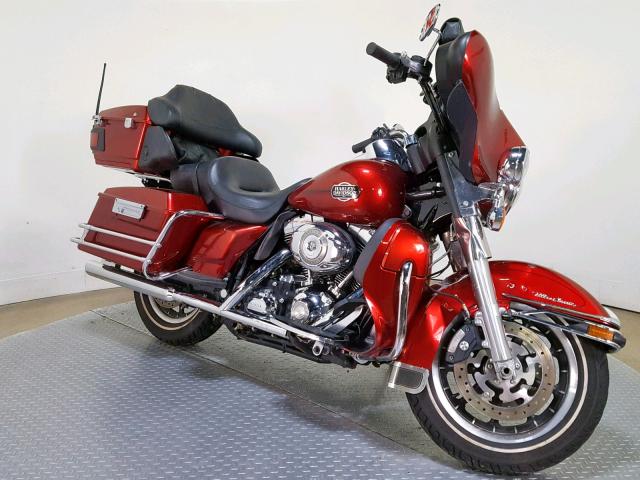 1HD1FC4168Y702259 - 2008 HARLEY-DAVIDSON FLHTCUI RED photo 2