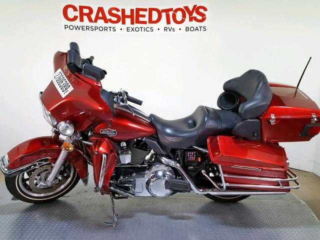 1HD1FC4168Y702259 - 2008 HARLEY-DAVIDSON FLHTCUI RED photo 5