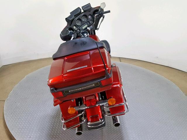 1HD1FC4168Y702259 - 2008 HARLEY-DAVIDSON FLHTCUI RED photo 9