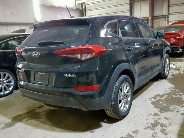 KM8J23A45HU324627 - 2017 HYUNDAI TUCSON SE BLACK photo 4