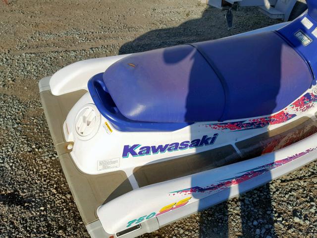 KAW81229H293 - 1993 KAWASAKI 750SS BLUE photo 6
