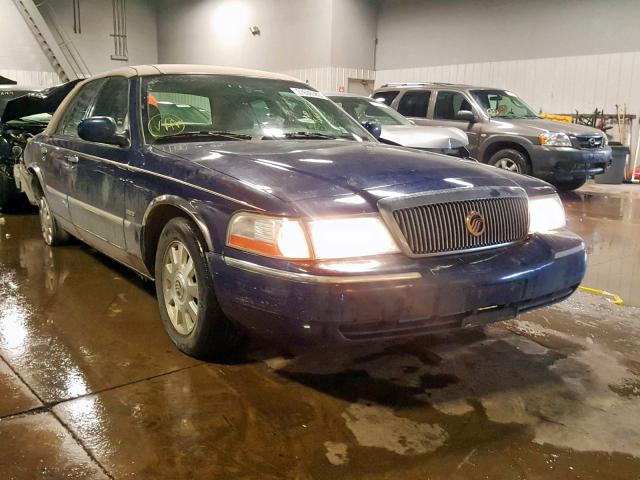 2MEHM75W54X623326 - 2004 MERCURY GRAND MARQ BLUE photo 1