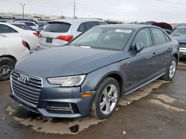 WAUKMAF42JN010530 - 2018 AUDI A4 ULTRA P GRAY photo 2