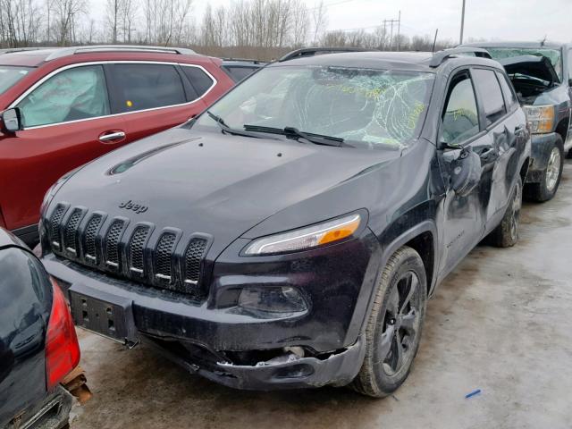 1C4PJMDS9GW354539 - 2016 JEEP CHEROKEE L BLACK photo 2