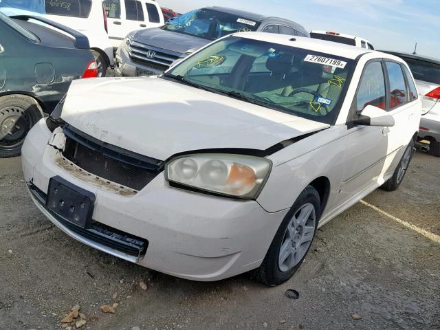 1G1ZT61886F145288 - 2006 CHEVROLET MALIBU MAX WHITE photo 2