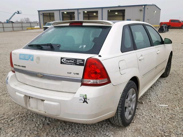 1G1ZT61886F145288 - 2006 CHEVROLET MALIBU MAX WHITE photo 4