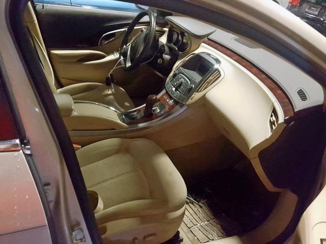 1G4GA5GCXBF121865 - 2011 BUICK LACROSSE C TAN photo 5