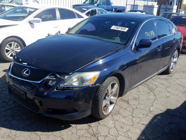 JTHBC96S975007618 - 2007 LEXUS GS 450H BLUE photo 2