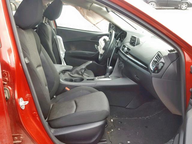 JM1BM1L7XE1205936 - 2014 MAZDA 3 TOURING RED photo 5