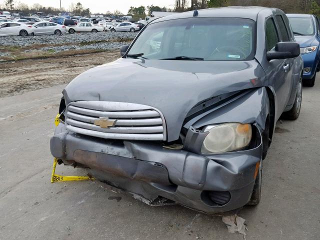 3GNDA13D27S608907 - 2007 CHEVROLET HHR LS Plata foto 2