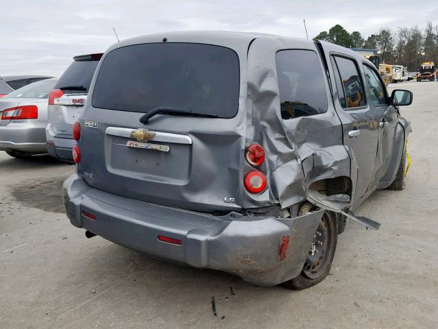 3GNDA13D27S608907 - 2007 CHEVROLET HHR LS Plata foto 4
