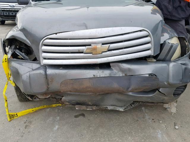 3GNDA13D27S608907 - 2007 CHEVROLET HHR LS Plata foto 9