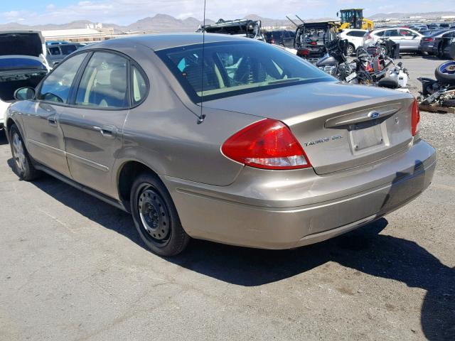 1FAFP56U36A230007 - 2006 FORD TAURUS SEL TAN photo 3