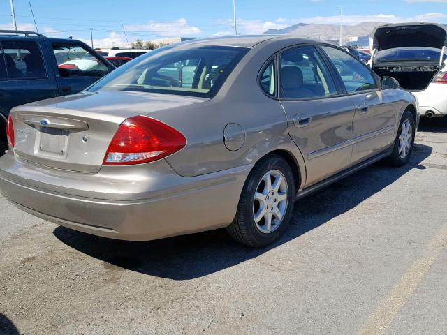 1FAFP56U36A230007 - 2006 FORD TAURUS SEL TAN photo 4