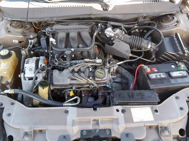 1FAFP56U36A230007 - 2006 FORD TAURUS SEL TAN photo 7