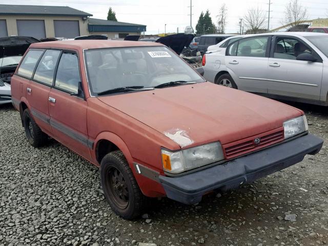 JF2AN52B9MD405467 - 1991 SUBARU LOYALE RED photo 1