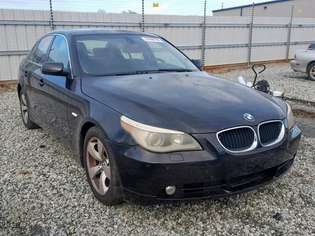 WBANA53525B857002 - 2005 BMW 525 I BLACK photo 1