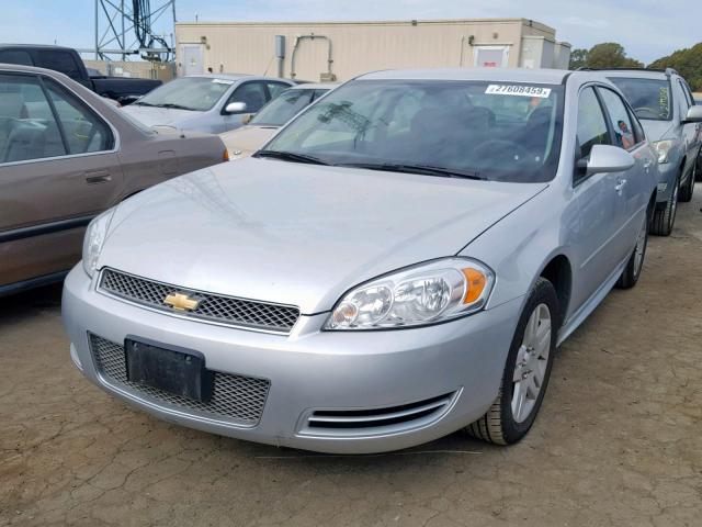 2G1WB5E39G1179439 - 2016 CHEVROLET IMPALA LIM SILVER photo 2