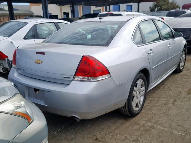 2G1WB5E39G1179439 - 2016 CHEVROLET IMPALA LIM SILVER photo 4