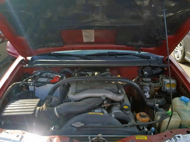 2CNBE634516910629 - 2001 CHEVROLET TRACKER LT RED photo 7