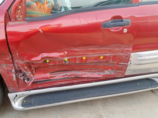 2CNBE634516910629 - 2001 CHEVROLET TRACKER LT RED photo 9