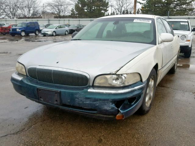 1G4CW54K914199799 - 2001 BUICK PARK AVENU WHITE photo 2