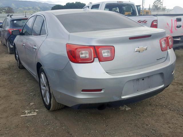 1G11H5SL1EF173668 - 2014 CHEVROLET MALIBU LTZ GRAY photo 3