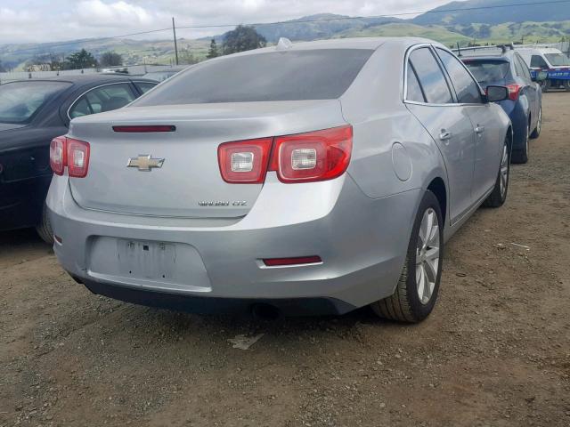 1G11H5SL1EF173668 - 2014 CHEVROLET MALIBU LTZ GRAY photo 4