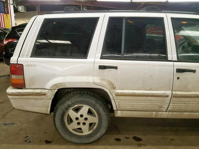 1J4GZ78S2SC751311 - 1995 JEEP GRAND CHER WHITE photo 9