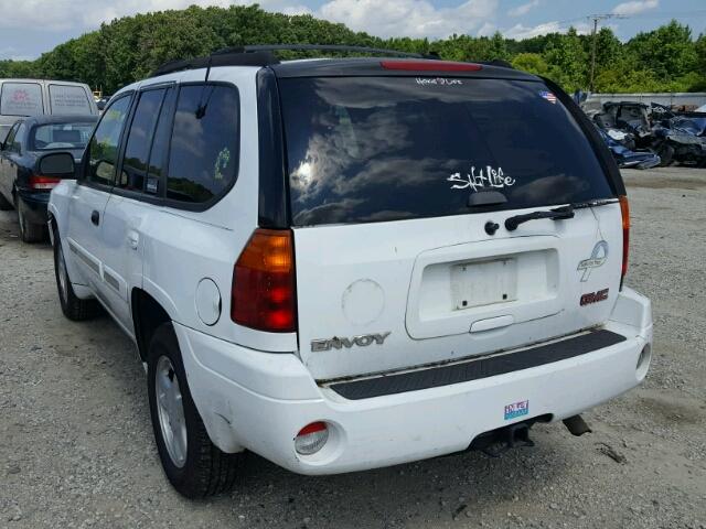 1GKDT13S922228974 - 2002 GMC ENVOY WHITE photo 3