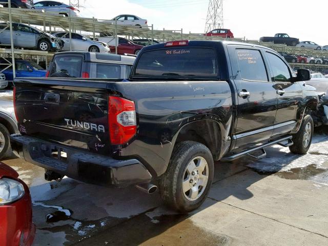 5TFAW5F18EX391283 - 2014 TOYOTA TUNDRA CRE BLACK photo 4