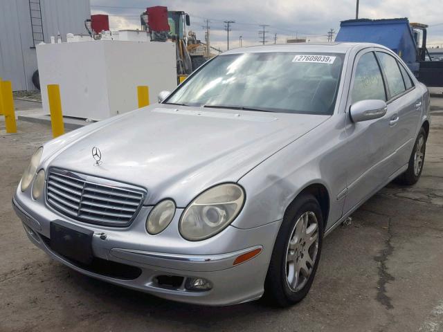 WDBUF56J66A752767 - 2006 MERCEDES-BENZ E 350 SILVER photo 2