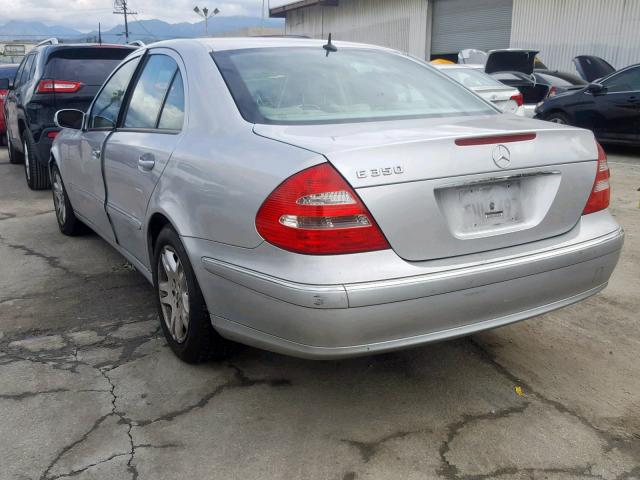 WDBUF56J66A752767 - 2006 MERCEDES-BENZ E 350 SILVER photo 3