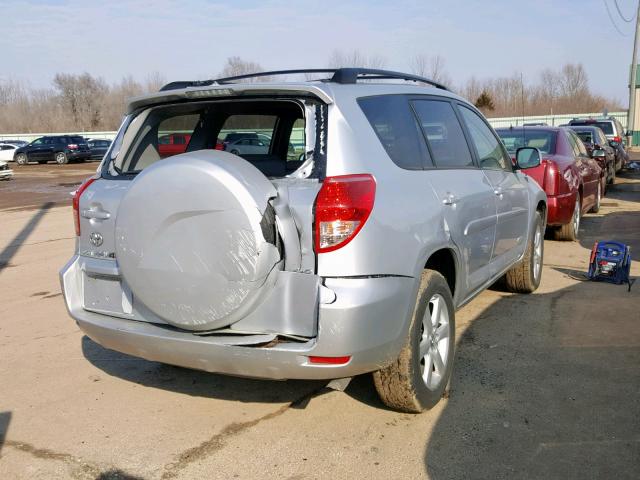 JTMBD31V985203363 - 2008 TOYOTA RAV4 LIMIT SILVER photo 4