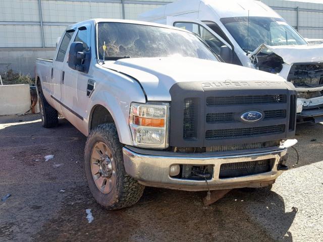 1FTWW31R28EB37303 - 2008 FORD F350 SRW S SILVER photo 1