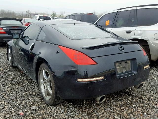 JN1AZ34E05M651861 - 2005 NISSAN 350Z COUPE BLACK photo 3