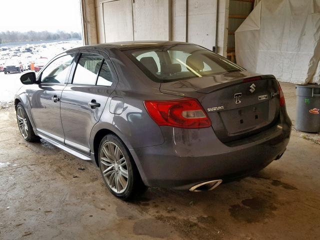 JS2RE9A63C6100360 - 2012 SUZUKI KIZASHI SP GRAY photo 3